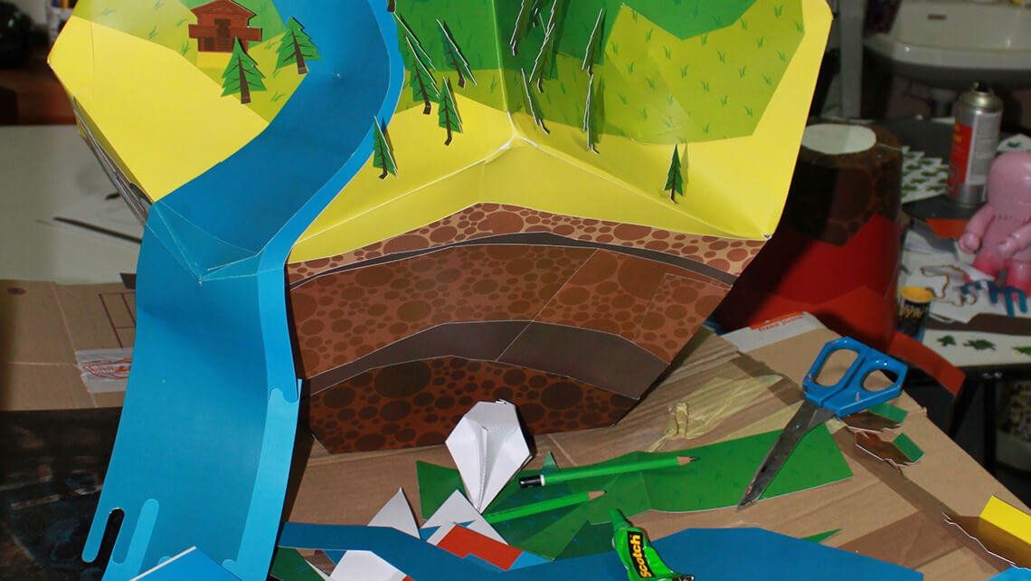 Papertoy Paper world